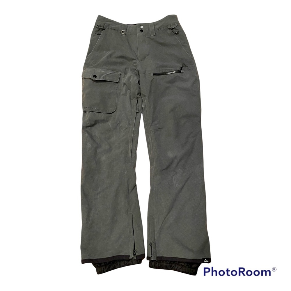 Gray Quicksilver Snowboard Pants Men’s S